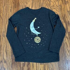 Cat & Jack, Kids, Charcoal Gray Long Sleeve Shirt, Size S (6/7)